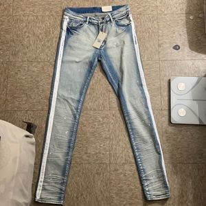 MNML Skinny Side Stripe Jeans